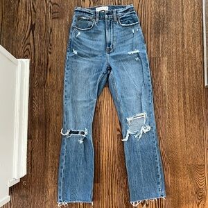 Abercrombie ankle straight ultra high rise 24 / 00